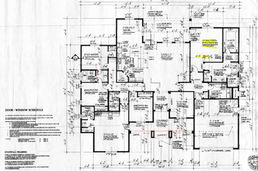 Legacy floor plan drawings