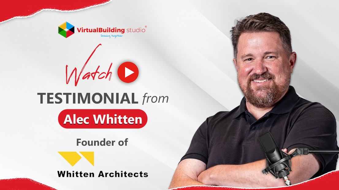 Alec Whitten, Founder of Whitten Architects video testimonial for Virtual Building Studio